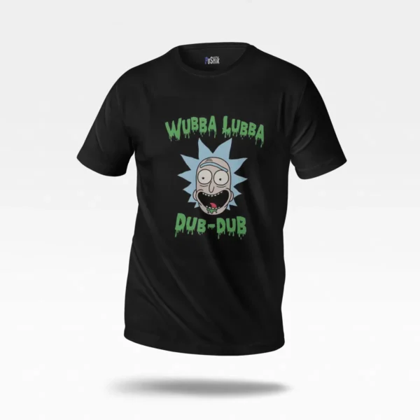 تیشرت ریک و مورتی طرح Wubba Lubba Dub Dub کد po4817
