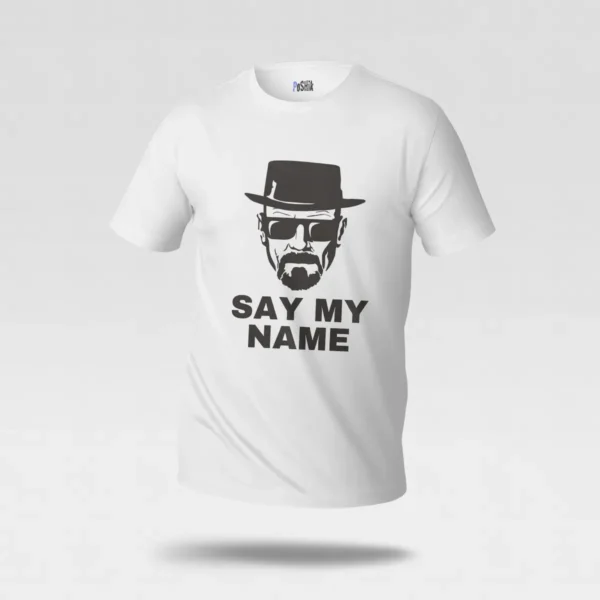 تیشرت بریکینگ بد طرح Say My Name (Breaking Bad) کد po483