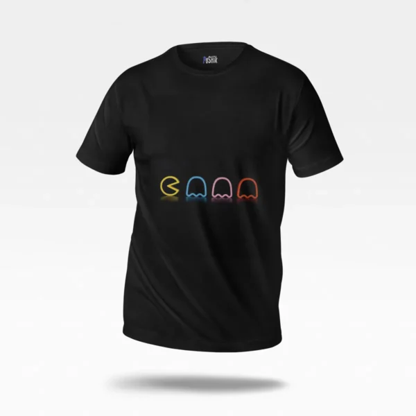 تیشرت بازی پک‌من طرح نئونی (Pac-Man) کد po4891