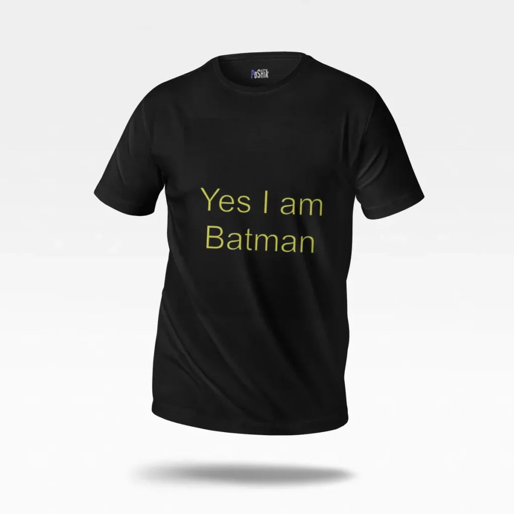 تیشرت بتمن طرح Yes I Am Batman کد po4914