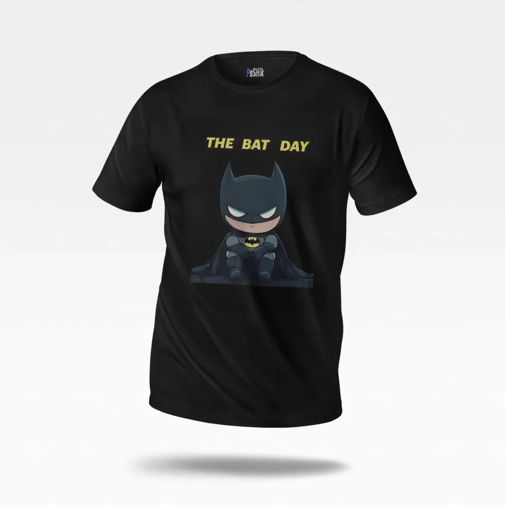 تیشرت بتمن طرح کارتونی The Bat Day کد po4921