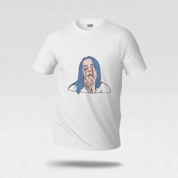 تیشرت بیلی آیلیش طرح پرتره گرافیکی (Billie Eilish) کد po4966