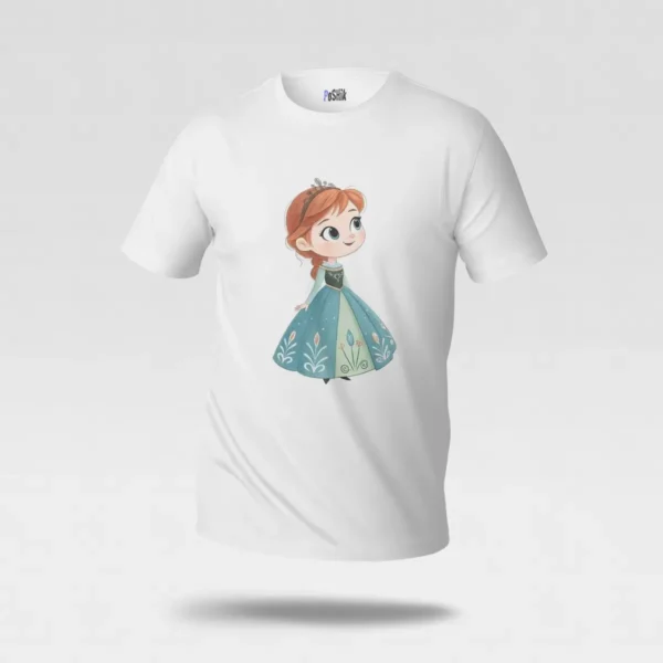 تیشرت فروزن طرح آنا کودکانه کد po5088