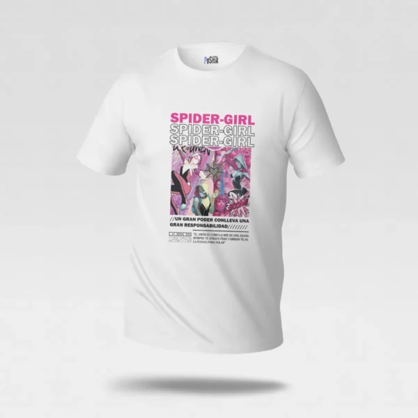 تیشرت مارول طرح دختر عنکبوتی (Spider-Girl) کد po5194