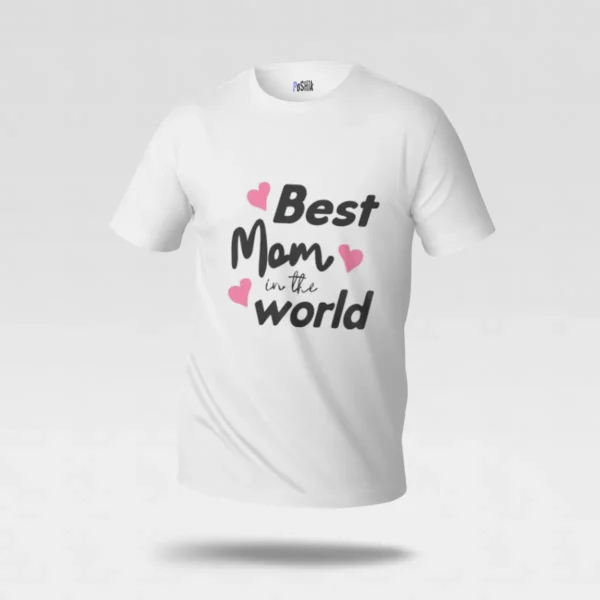 تیشرت مامان نوشته Best Mom in the World کد po52