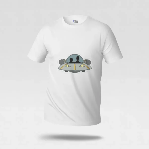 تیشرت ریک و مورتی طرح سفینه فضایی (Rick and Morty) کد po5297