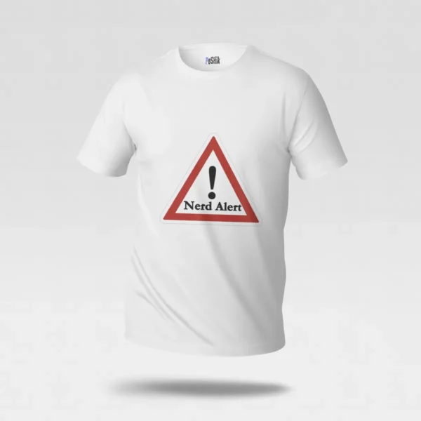 تیشرت نوشته هشدار نرد (Nerd Alert) کد po5319