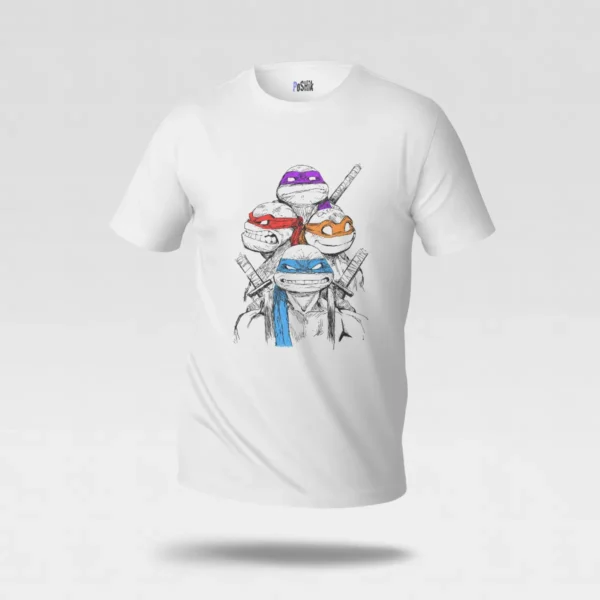 تیشرت لاک‌پشت‌های نینجا طرح گروهی (TMNT) کد po5332