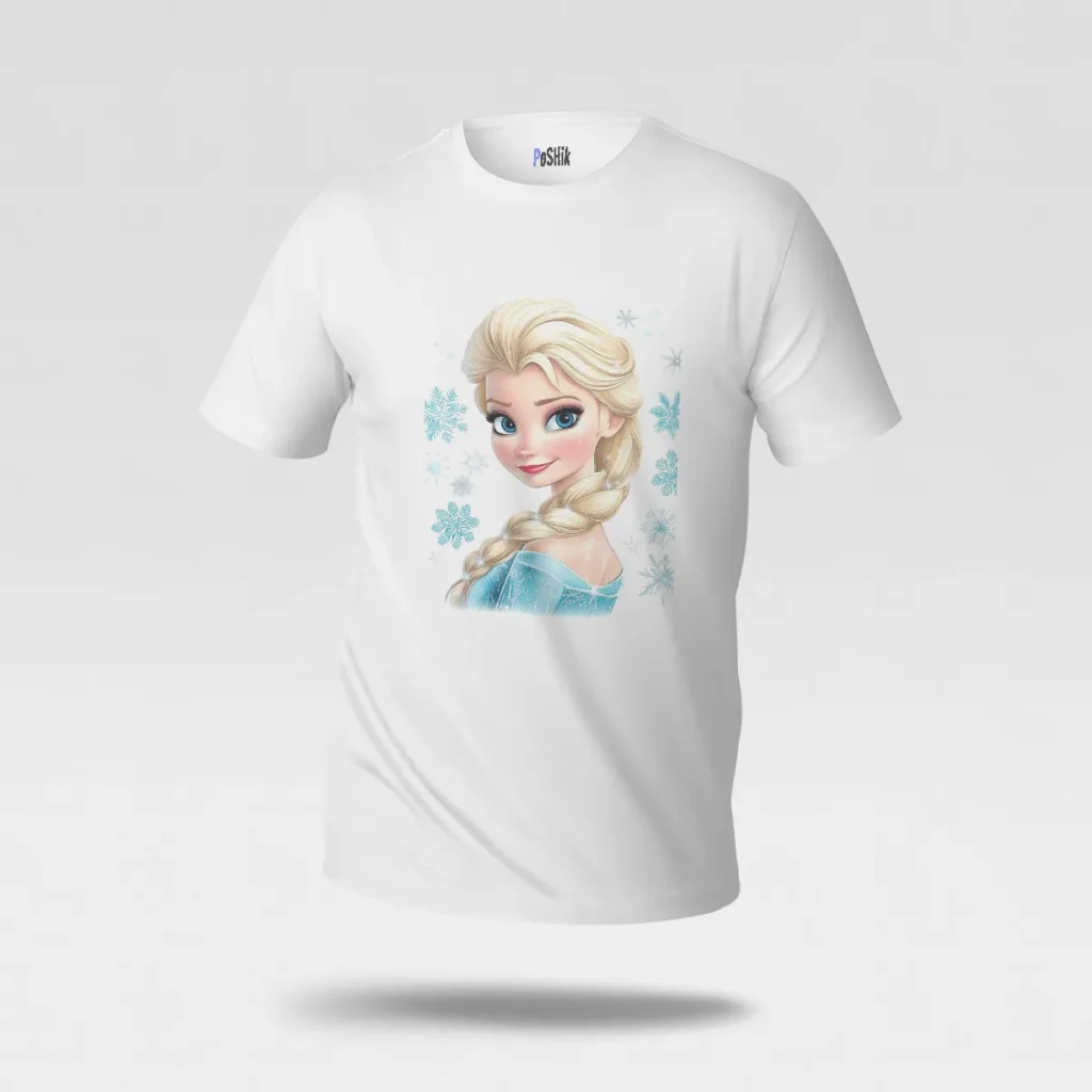 تیشرت فروزن طرح پرتره السا (Elsa) کد po5338