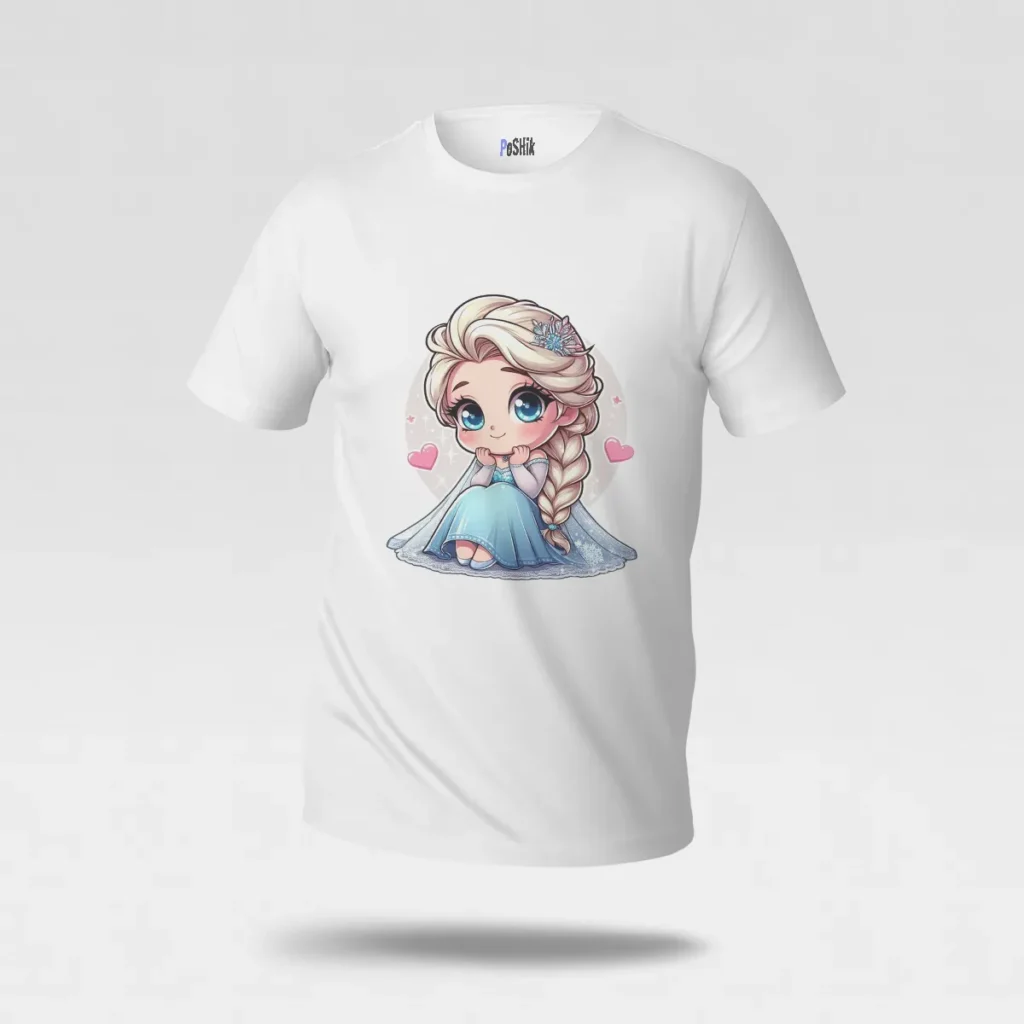 تیشرت فروزن طرح پرنسس السا کارتونی (Elsa) کد po5366