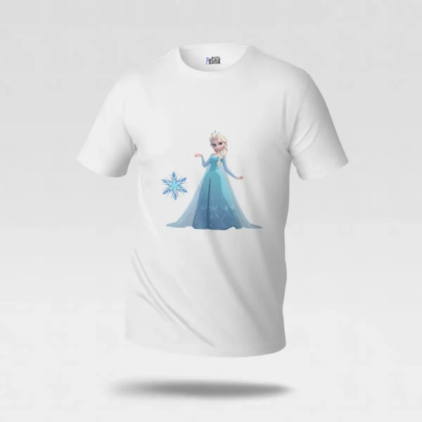 تیشرت فروزن طرح السا و دانه برف (Elsa) کد po5389