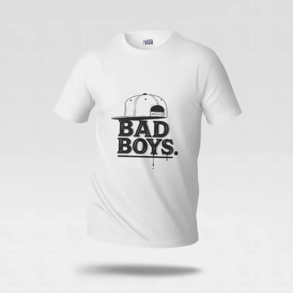 تیشرت تایپوگرافی Bad Boys کد po5430