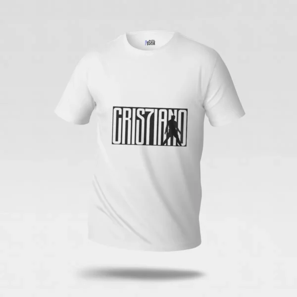 تیشرت کریستیانو رونالدو طرح سیلوئت (Cristiano Ronaldo) کد po5442