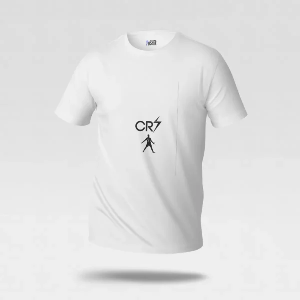 تیشرت کریستیانو رونالدو طرح CR7 مینیمال کد po5444