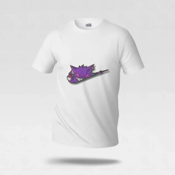 تیشرت نایکی و پوکمون طرح گنگار (Gengar) کد po5618