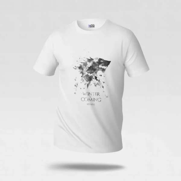 تیشرت گیم آو ترونز طرح خاندان استارک (Winter Is Coming) کد po5669