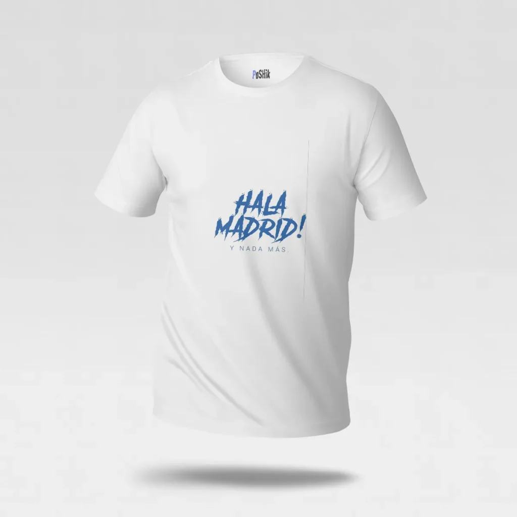 تیشرت رئال مادرید طرح هالا مادرید (Hala Madrid) کد po5678