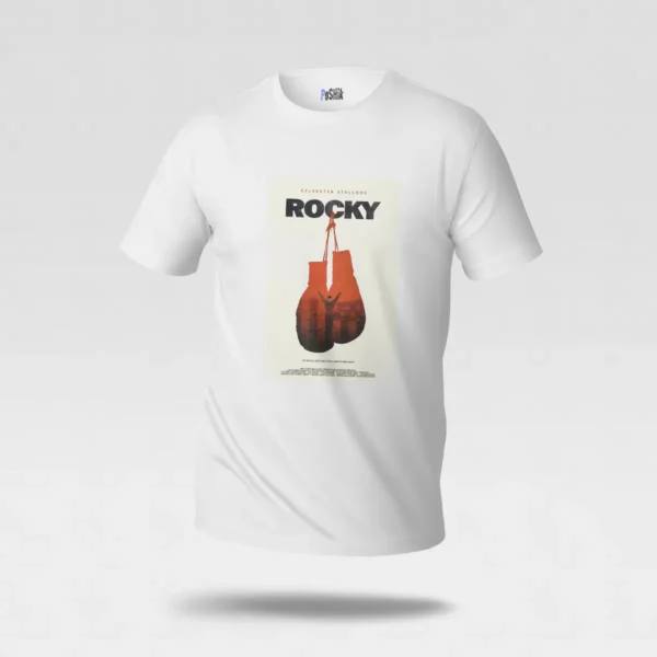 تیشرت راکی طرح دستکش بوکس (Rocky) کد po5697