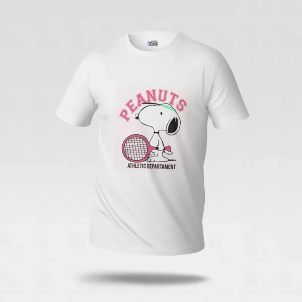تیشرت اسنوپی طرح بازیکن تنیس (Snoopy) کد po5791