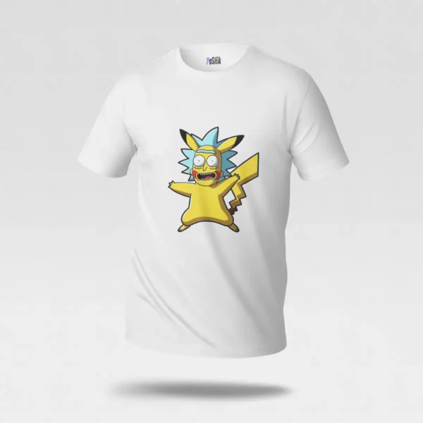 تیشرت ریک و مورتی طرح ریک پیکاچو (Pikachu Rick) کد po5836