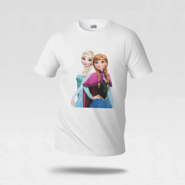 تیشرت فروزن طرح السا و آنا (Elsa and Anna) کد po5869
