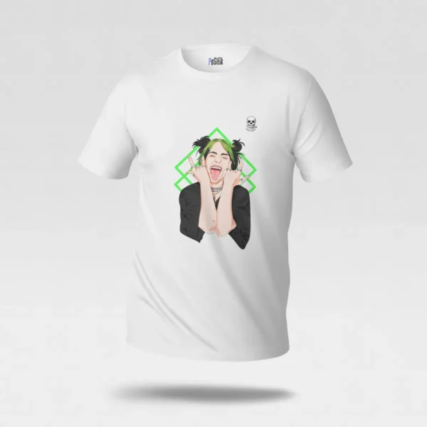 تیشرت بیلی آیلیش طرح پرتره (Billie Eilish) کد po5933