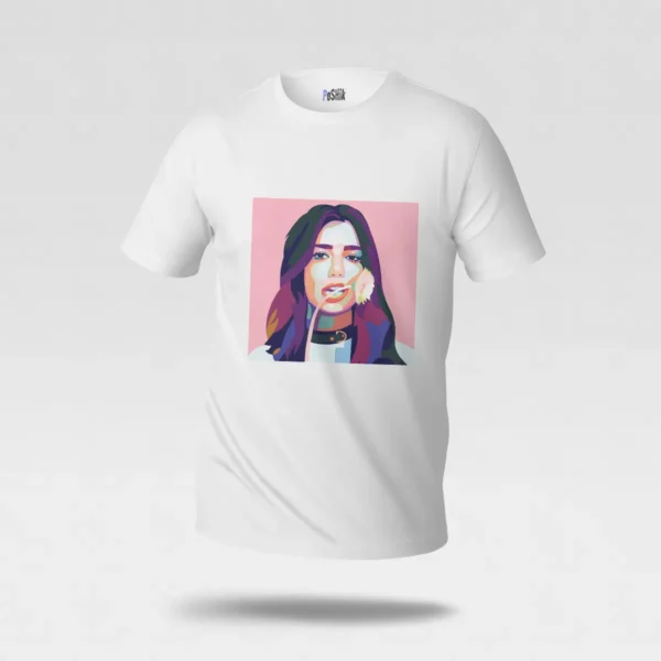 تیشرت بیلی آیلیش طرح پرتره رنگی (Billie Eilish) کد po6044