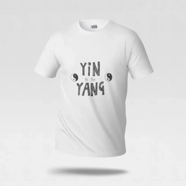 تیشرت یین یانگ نوشته Yin to the Yang کد po613