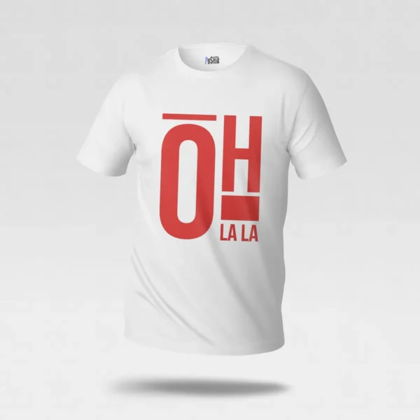 تیشرت تایپوگرافی اوه لا لا (Oh La La) کد po6195