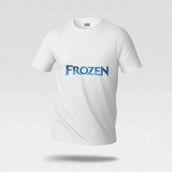 تیشرت فروزن طرح لوگوی یخی (Frozen) کد po6231