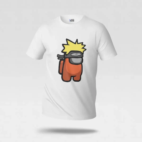 تیشرت انیمه ناروتو طرح امونگ آس (Naruto) کد po6253