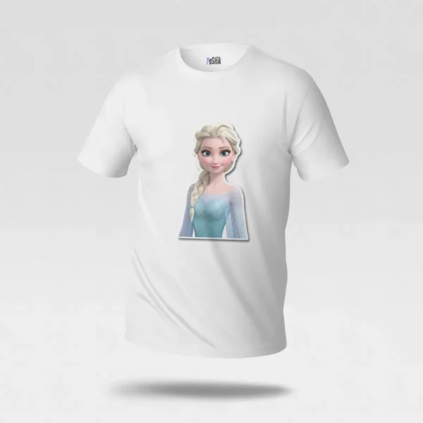 تیشرت فروزن طرح پرتره السا (Elsa) کد po6256