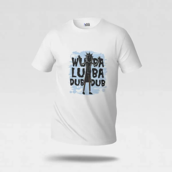 تیشرت ریک و مورتی طرح Wubba Lubba Dub Dub کد po6385