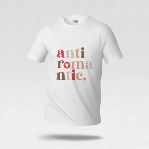 تیشرت تایپوگرافی Anti Romantic کد po6405