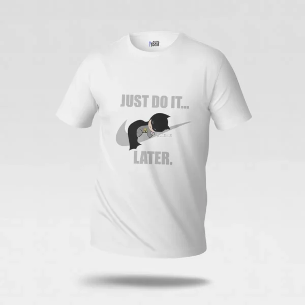 تیشرت نایکی طرح Just Do It Later کد po6416