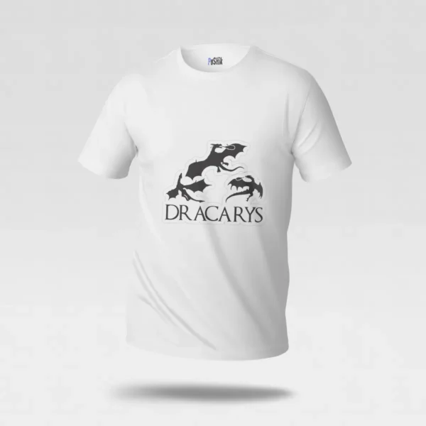 تیشرت بازی تاج‌وتخت طرح اژدهای Dracarys کد po6458