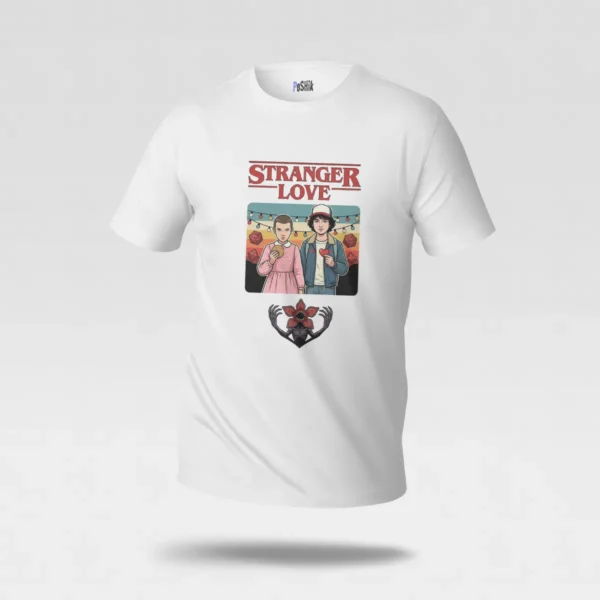 تیشرت سریال چیزهای عجیب طرح Stranger Love کد po6475