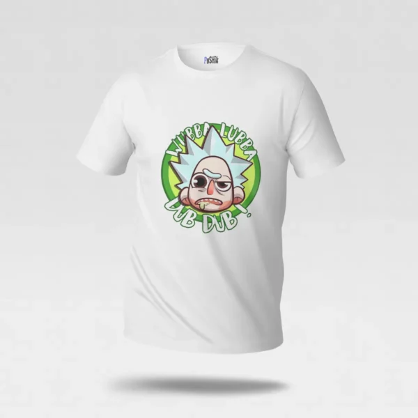 تیشرت ریک و مورتی طرح Wubba Lubba Dub-Dub کد po6482