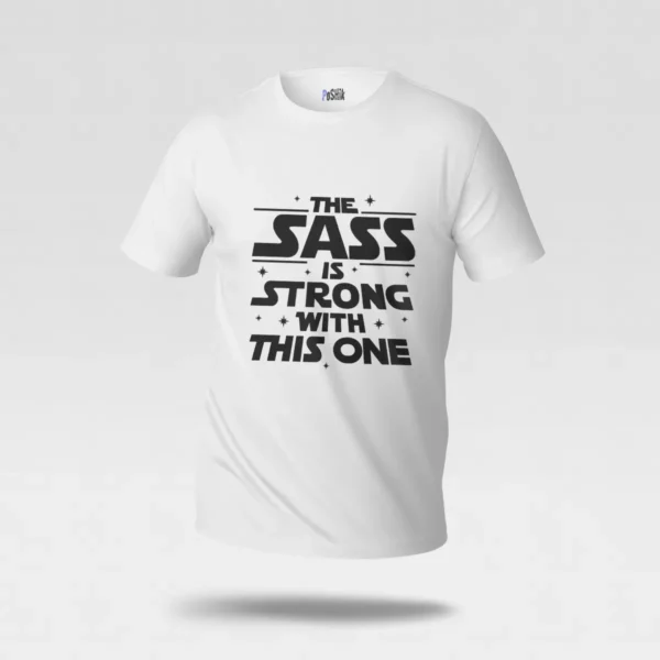 تیشرت تایپوگرافی جسورانه (The Sass Is Strong) کد po6599