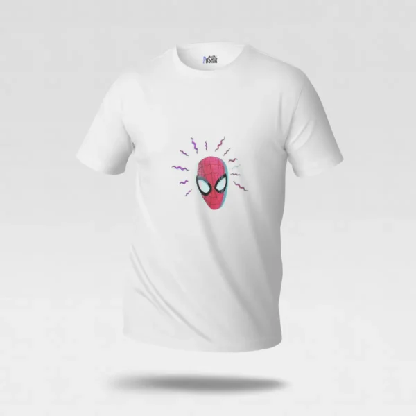تیشرت مرد عنکبوتی طرح ماسک رترو (Spider-Man) کد po6634