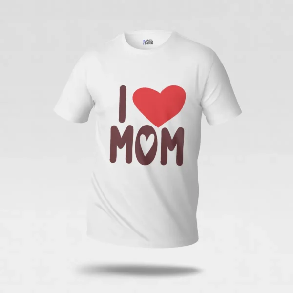 تیشرت مامان طرح I Love Mom کد po664