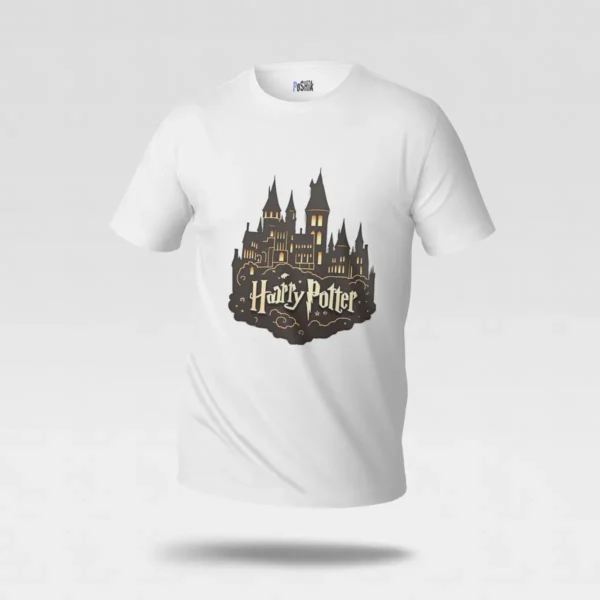 تیشرت هری پاتر طرح قلعه هاگوارتز (Hogwarts) کد po6707