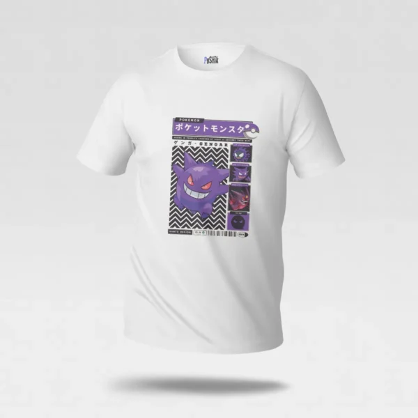 تیشرت پوکمون طرح گنگار (Gengar) کد po678