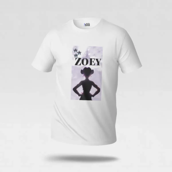 تیشرت کی‌پاپ دیمون هانترز طرح زویی (Zoey) کد po6783