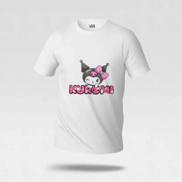 تیشرت کورومی طرح پاپیون صورتی (Kuromi) کد po6817