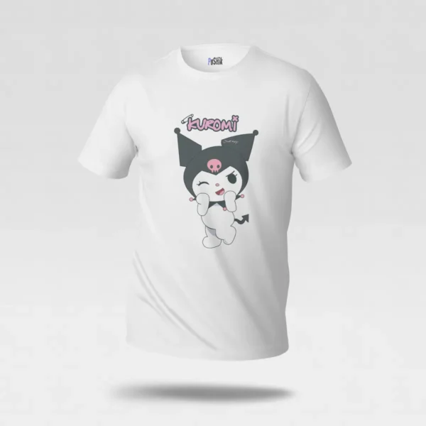 تیشرت کورومی طرح چشمک کارتونی (Kuromi) کد po6901