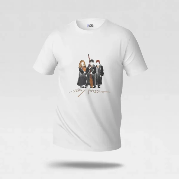 تیشرت هری پاتر طرح سه شخصیت اصلی (Harry Potter) کد po6910