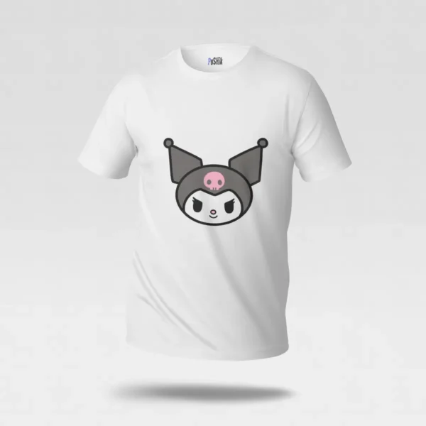 تیشرت کورومی طرح صورت کارتونی (Kuromi) کد po6921
