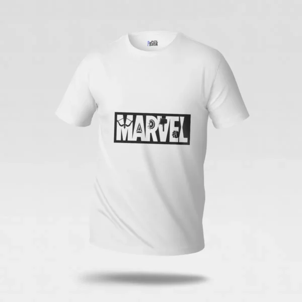 تیشرت مارول طرح لوگوی کمیک (Marvel) کد po7196