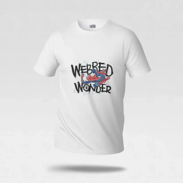تیشرت مارول مرد عنکبوتی طرح Webbed Wonder کد po7281